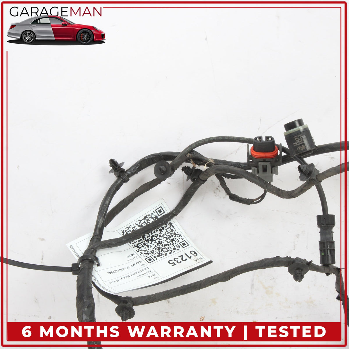2010-2012 Range Rover L322 Front Bumper Parking Wire Harness w/ Sensors OEM