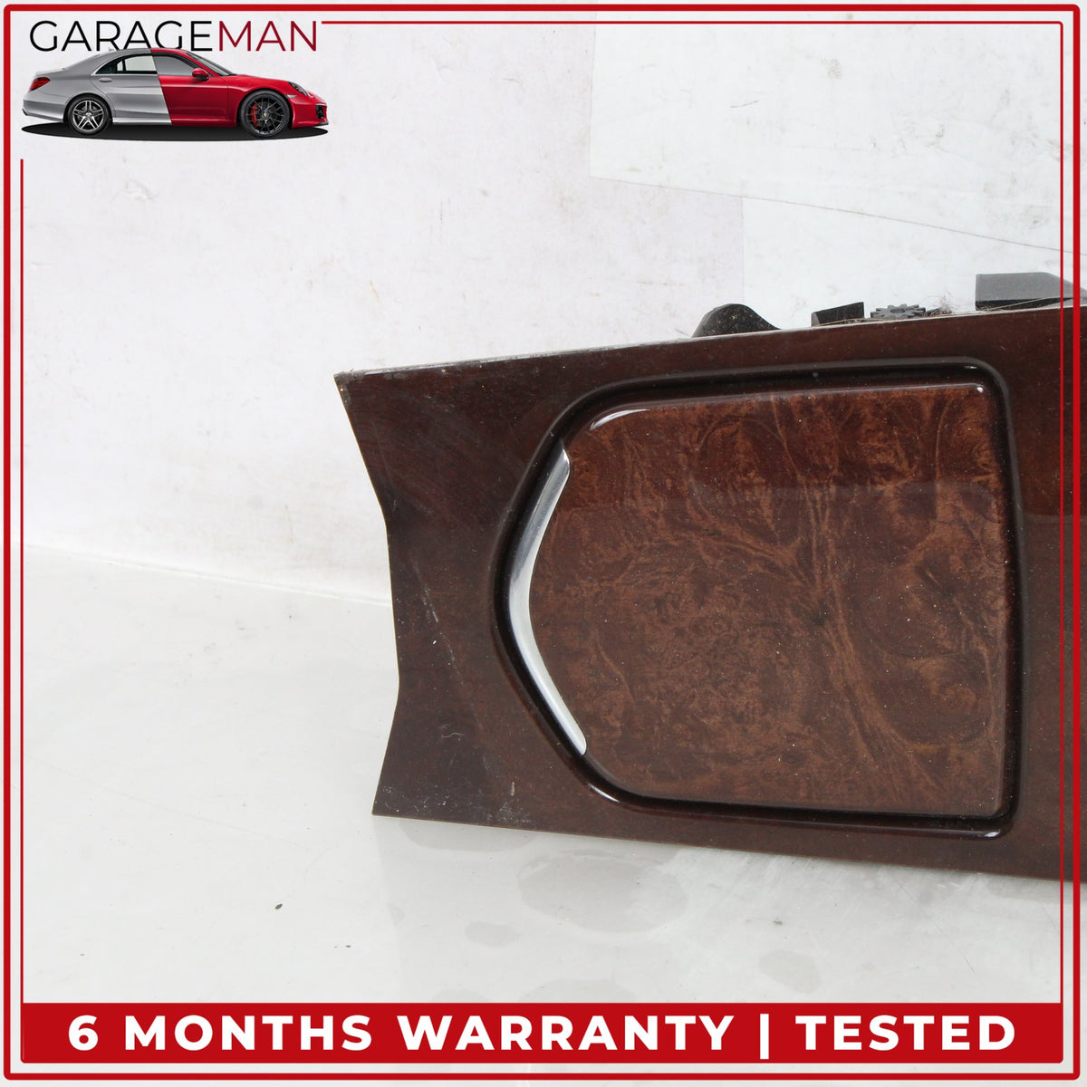 2010-2016 Porsche Panamera 970 Front Center Console Trim Cover Panel Wood OEM
