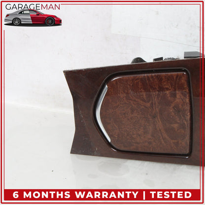2010-2016 Porsche Panamera 970 Front Center Console Trim Cover Panel Wood OEM
