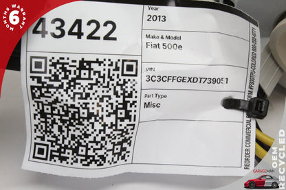 2013-2019 Fiat 500e Front Left Steering Column Combination Switch 1YW09LW9AA OEM