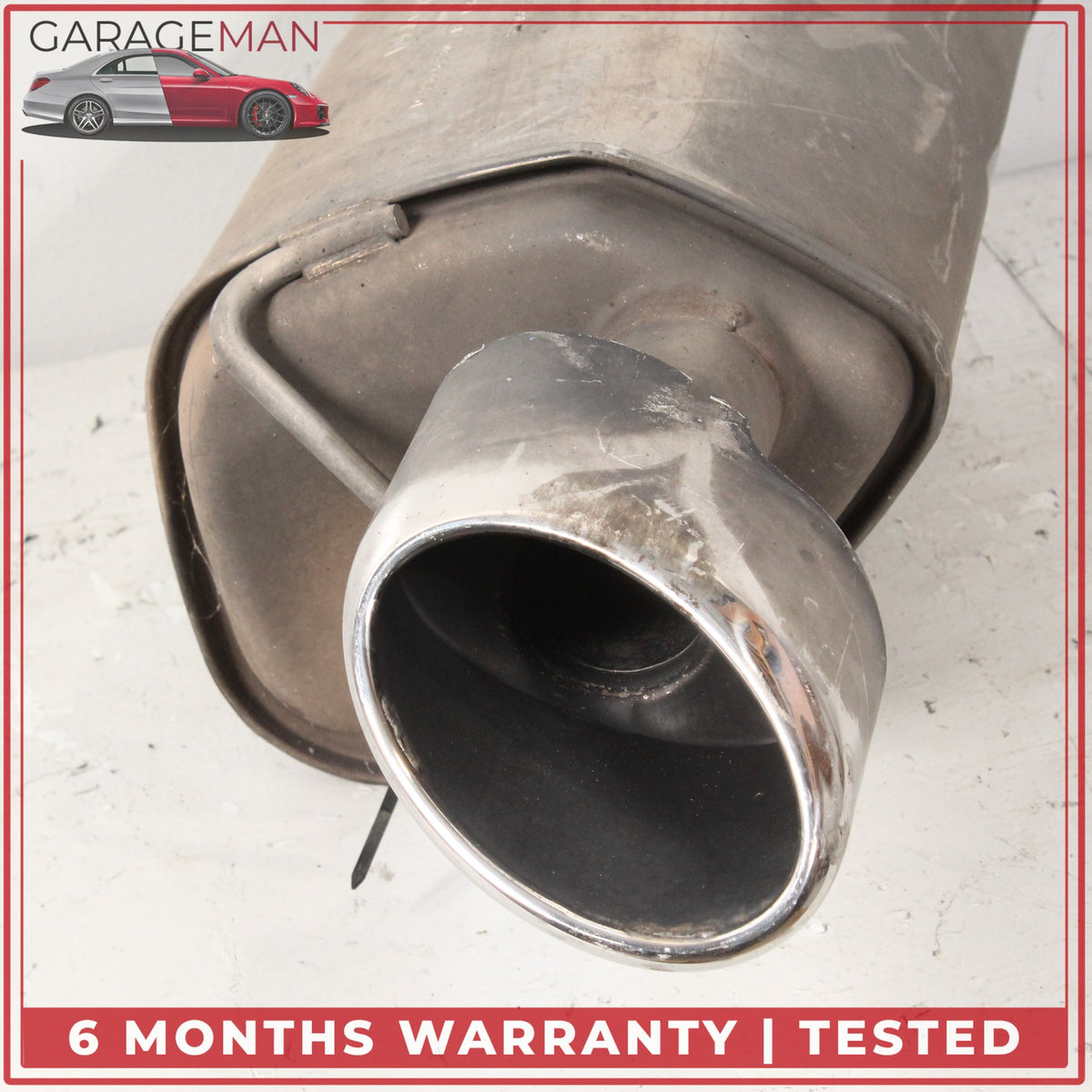2013-2015 Jaguar XF X250 Exhaust Muffler Left and Right Side Set DX235230AB OEM