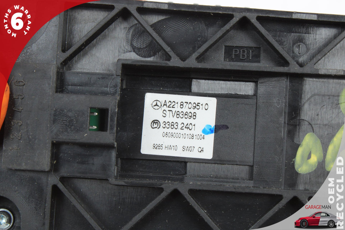 2007-2013 Mercedes W221 S400 S550 Rear Left Or Right Window Control Switch OEM