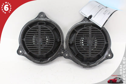 2008-2015 Audi TT 8J Front Left and Right Side Mid Range Door Speaker Set OEM