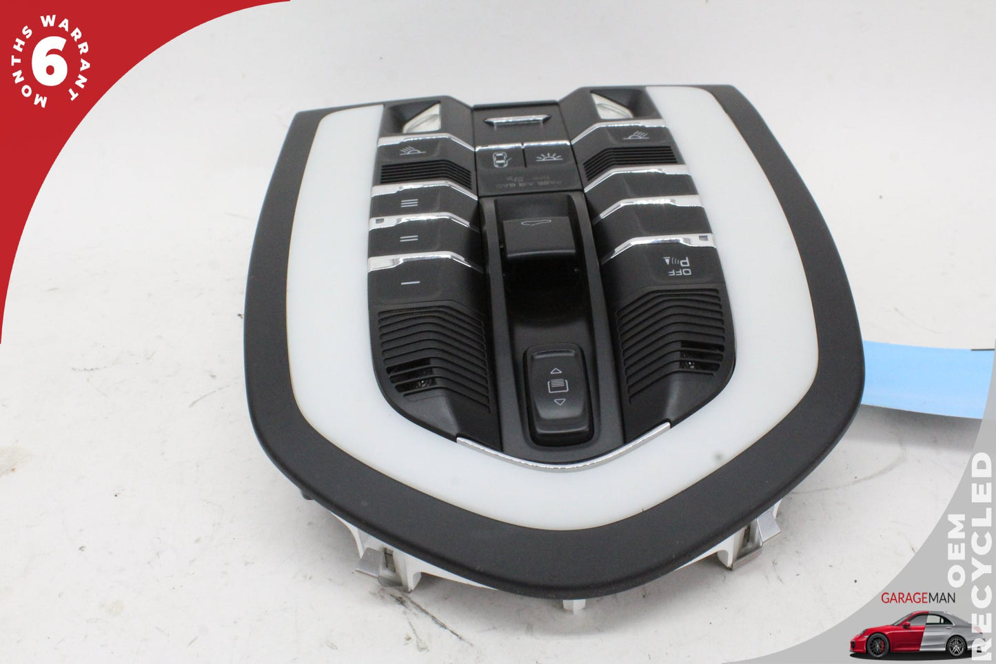 2010-2018 Porsche Cayenne 958 Panamera 970 Overhead Dome Light Lamp Black OEM