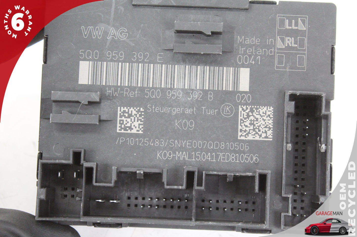 2015-2020 Audi A3 8V Sedan Front Right Window Control Module 5Q0959392E Genuine