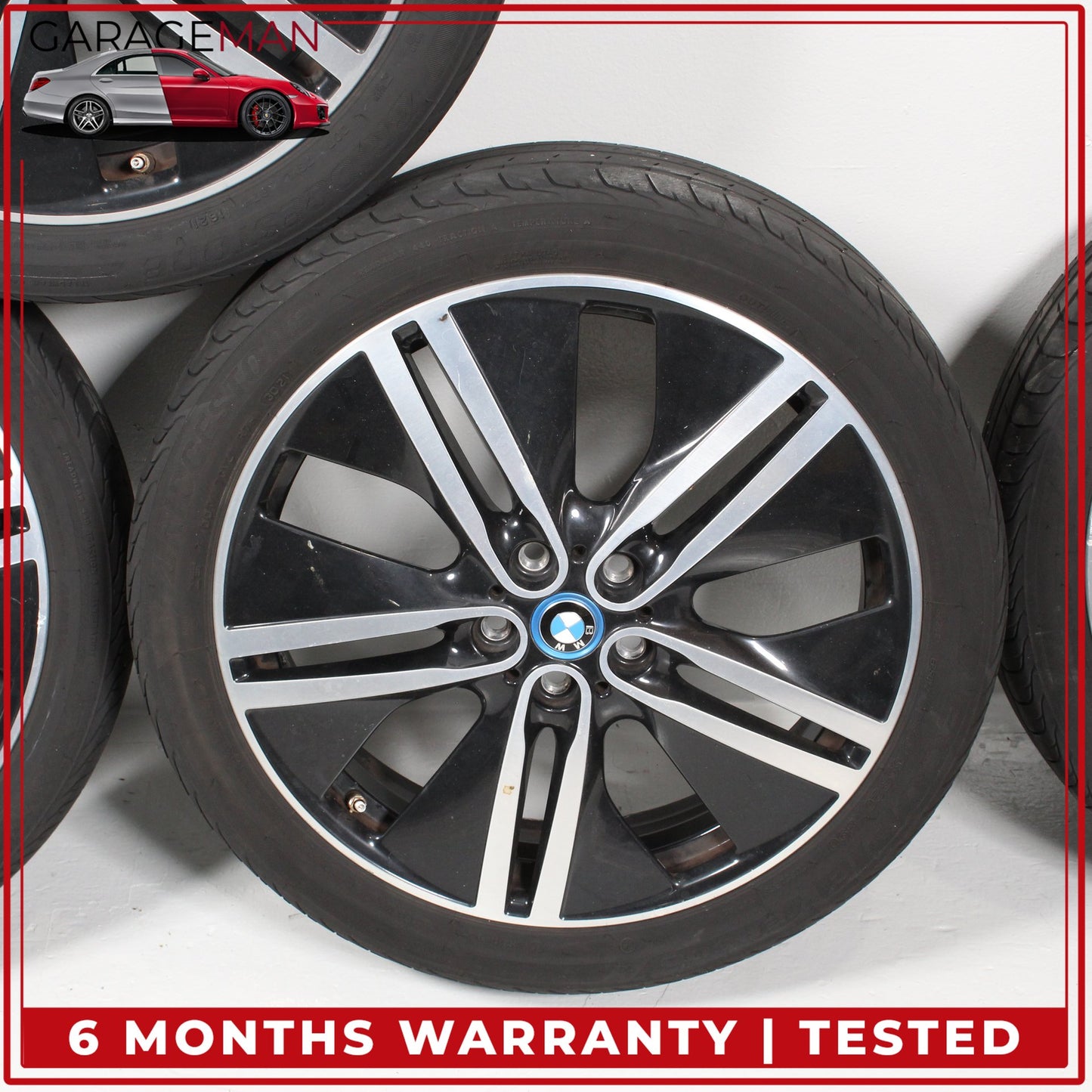2014-2021 BMW i3 I01 Front and Rear Wheel Rim w/ Tire Complete Set of 4 OEM