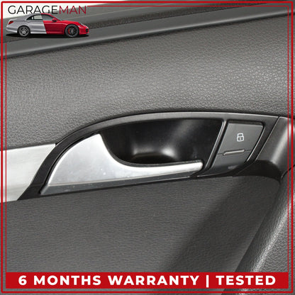 2007-2015 Audi Q7 Rear Left Side Interior Door Trim Panel w/ Sun Shade OEM