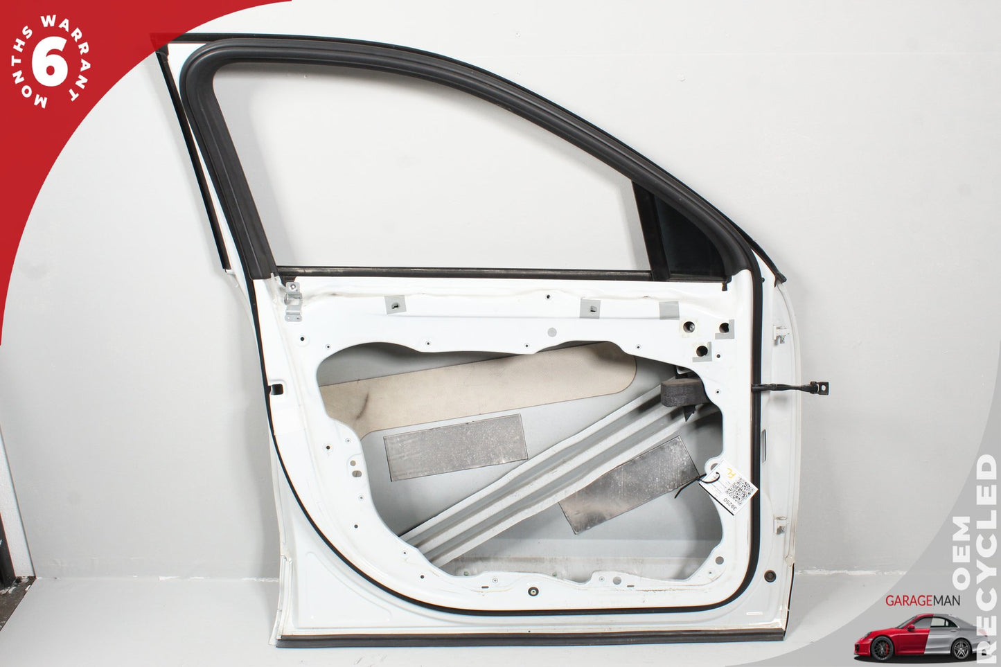 11-18 Porsche Cayenne 92A Front Left Driver Door Shell White 95853101100