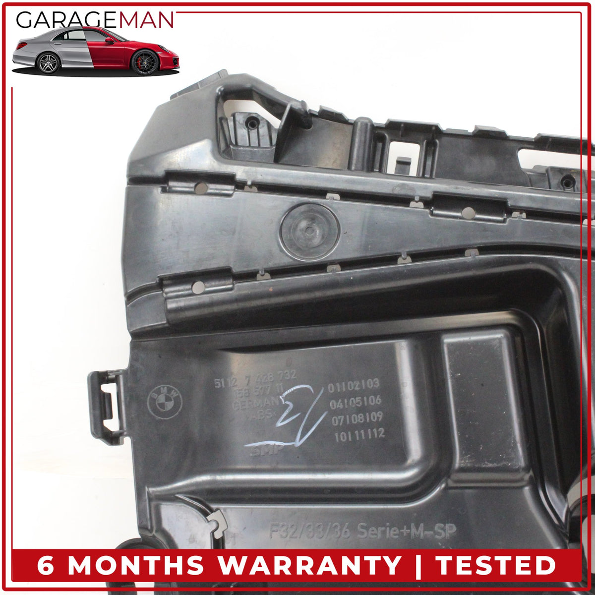 2014-2020 BMW 430i Gran Coupe Rear Right Side Bumper Mount Bracket 7428732 OEM