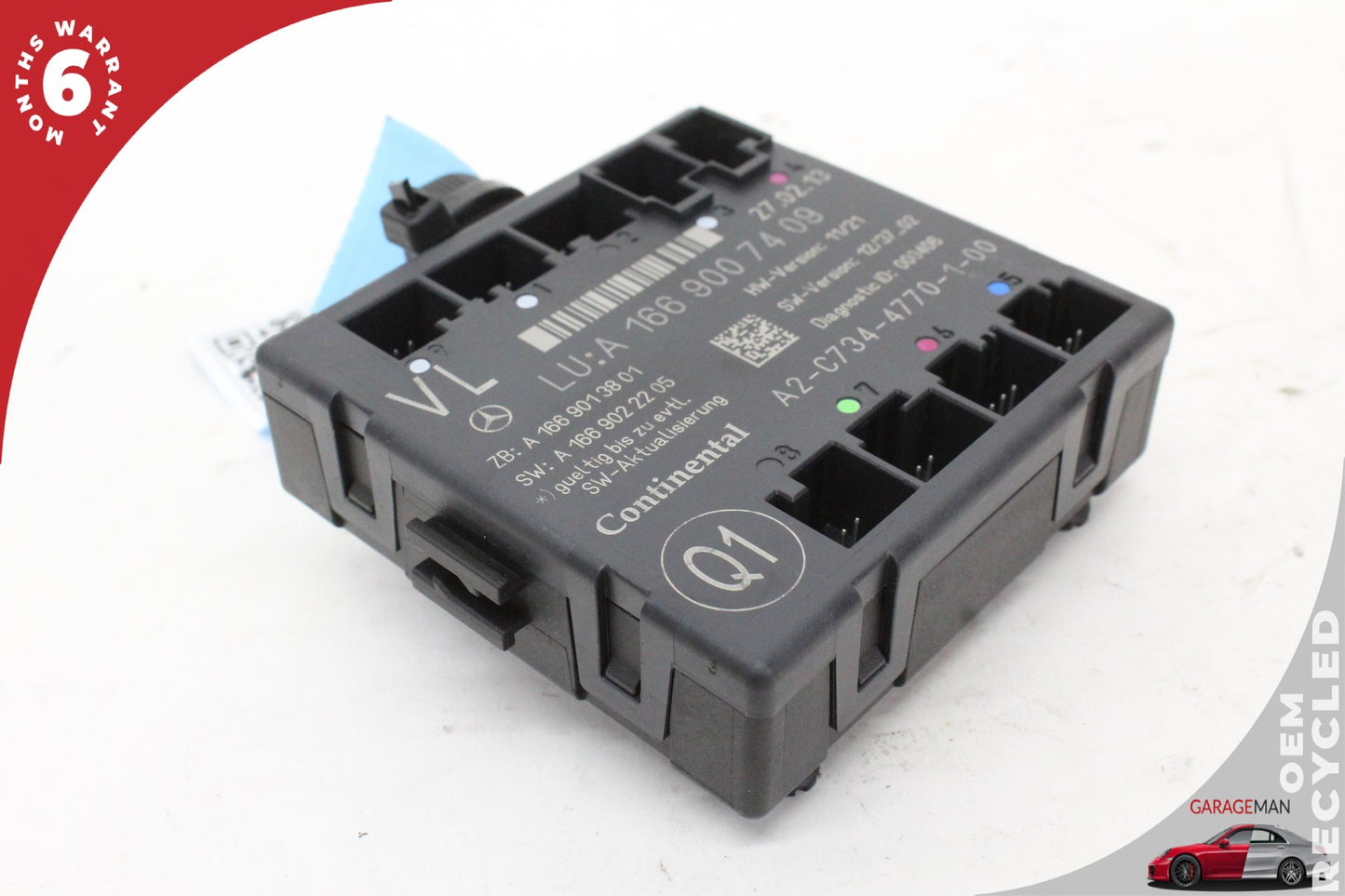 12-19 Mercedes-Benz GL450 X166 SUV Left Front Door Control Module 1669007409 OEM