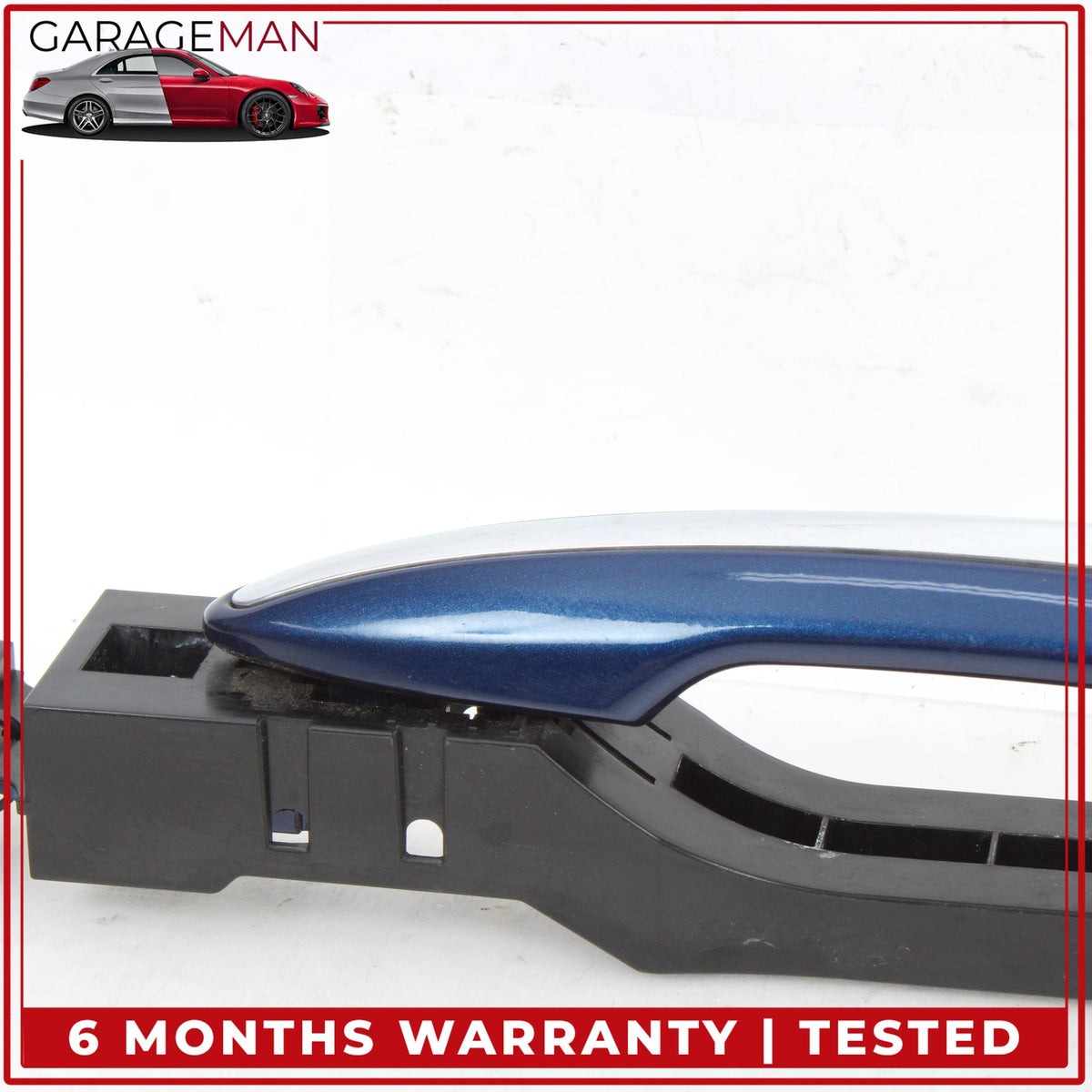 2014-2024 Infiniti Q50 V37 Rear Left Driver Side Exterior Door Handle Blue OEM