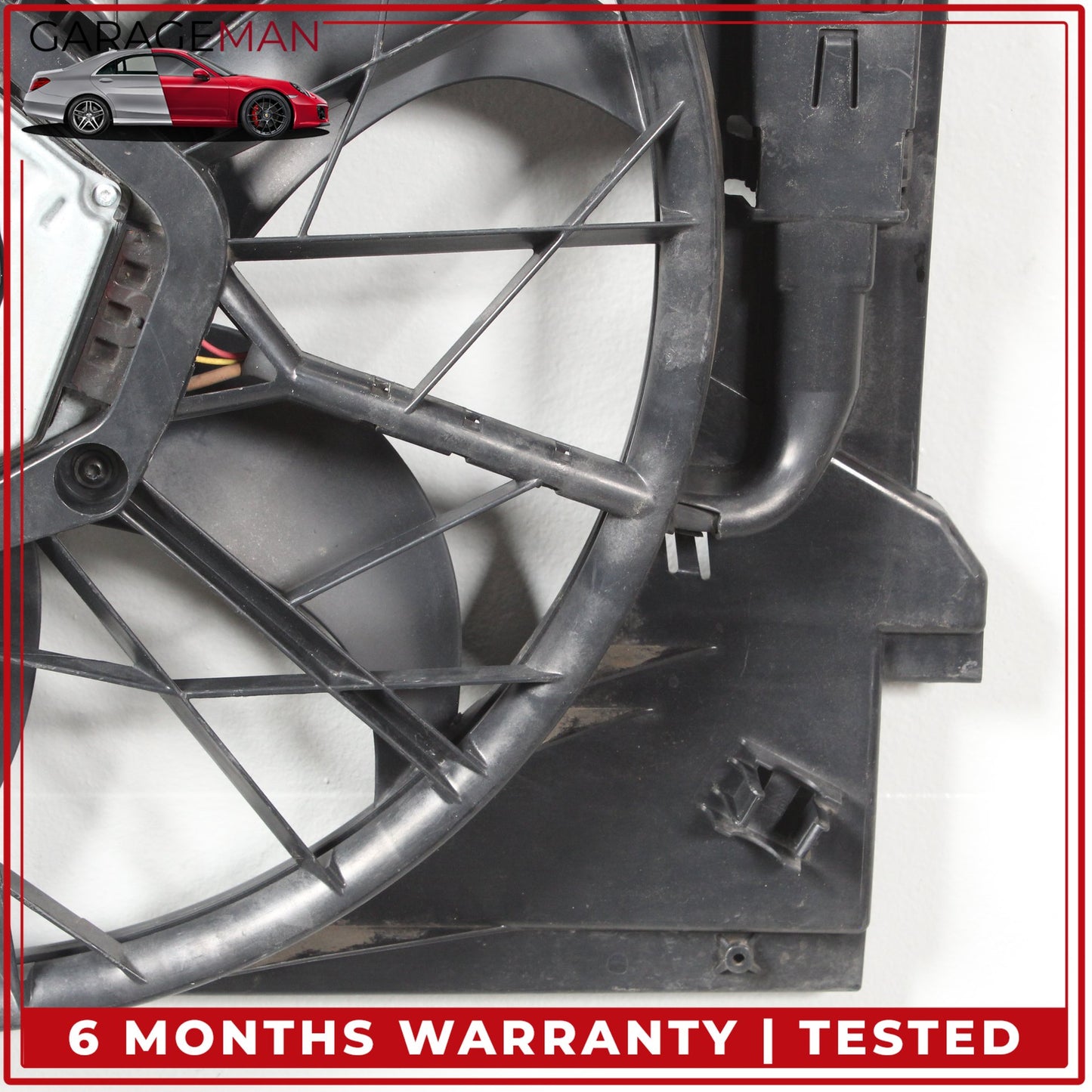 2003-2009 Mercedes-Benz E350 W211 Sedan Engine Radiator Cooling Fan Motor Assembly 3137229007 OEM