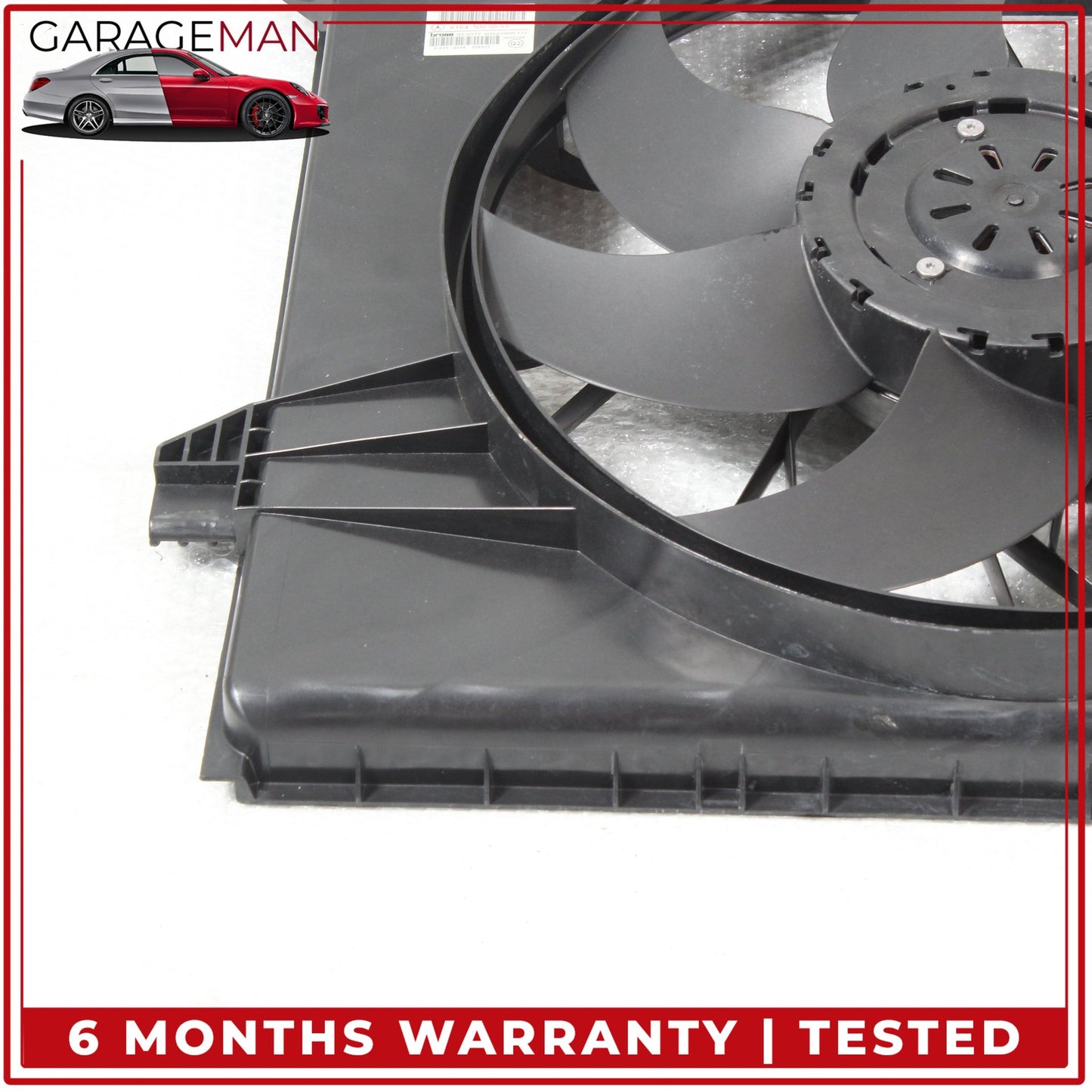 2006-2013 Mercedes W164 ML350 Engine Radiator Cooling Fan Motor Assembly OEM
