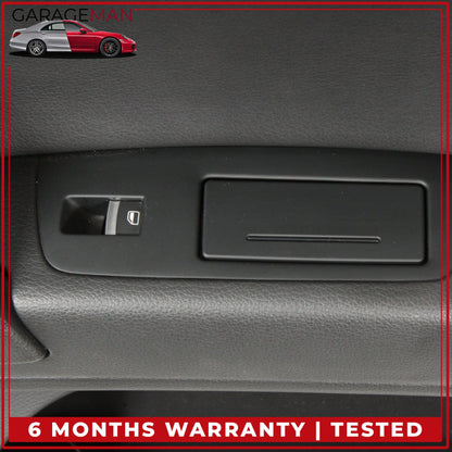 2007-2015 Audi Q7 Rear Right Side Interior Door Trim Panel w/ Sun Shade OEM