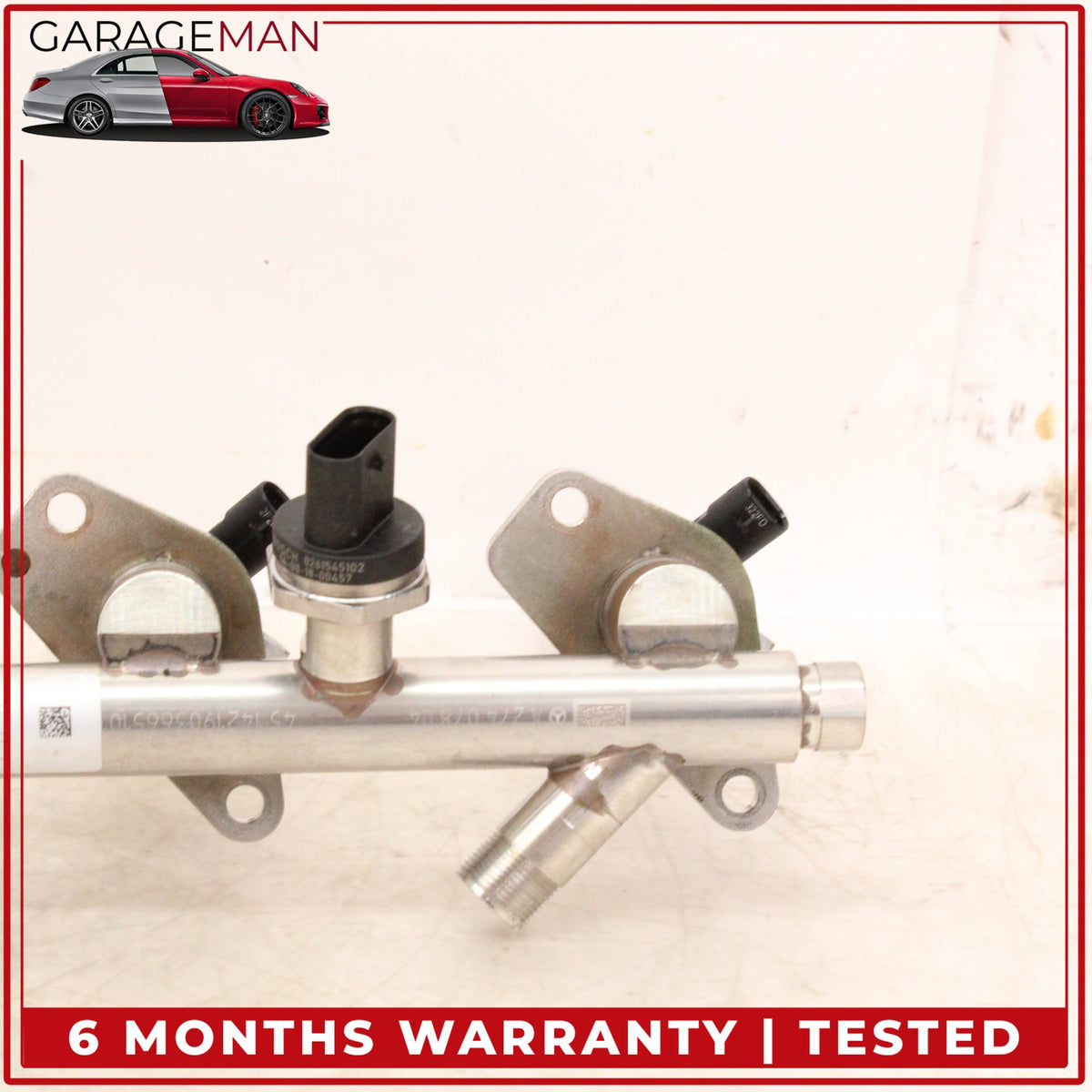 2015-2023 Mercedes W205 C63 AMG Right Side Fuel Rail Line w/ Injectors OEM