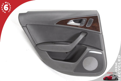 2012-2018 Audi A6 Rear Left Interior Door Panel 4G0867221