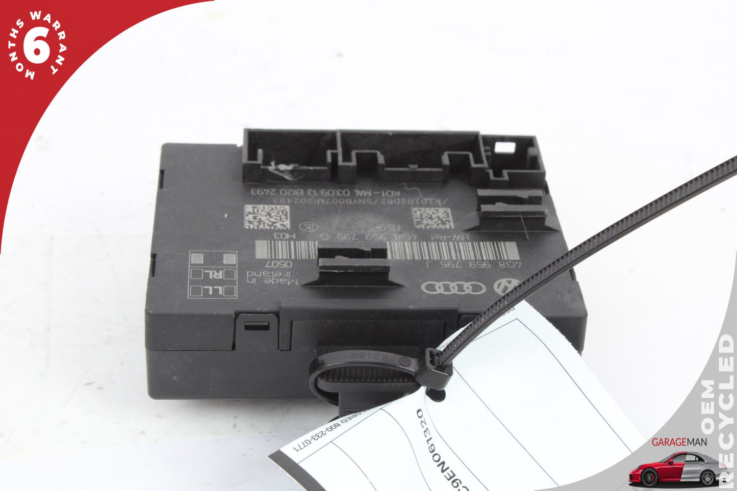 2012-2018 Audi A7 A6 Rear Left or Right Side Door Control Module 4G8959795J OEM