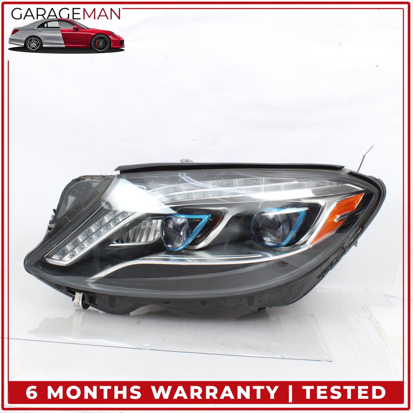 2015-2017 Mercedes W222 S550e Front Left Side LED Head Light Lamp 2229063304 OEM