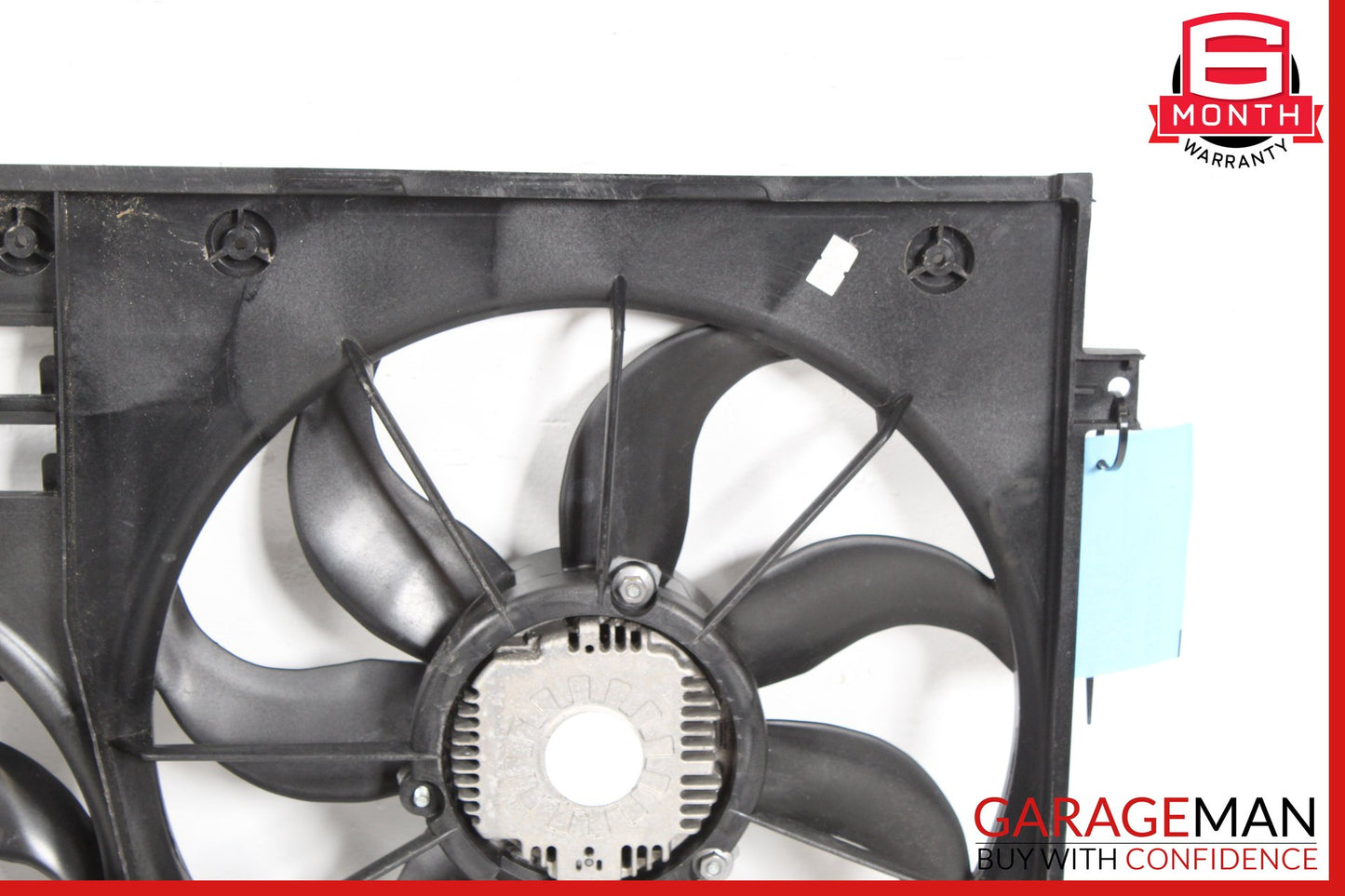 2008-2015 Audi TT 8J Engine Cooling Dual Fan Motor Shroud 1K0121223 OEM