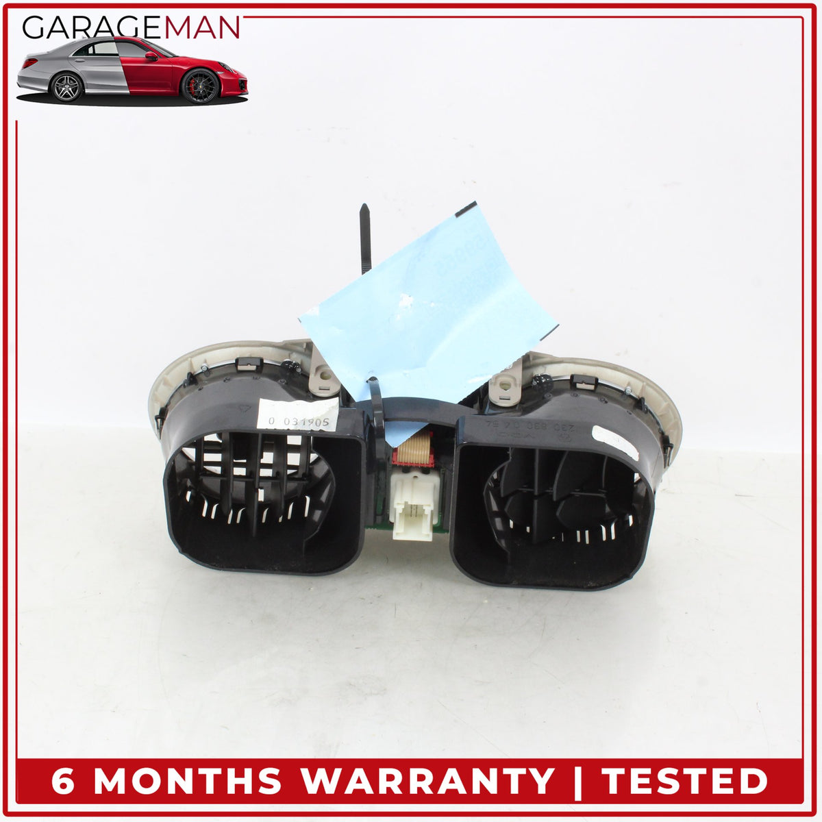 2003-2006 Mercedes R230 SL500 Front Center Dash Air Vent w/ Hazard Light OEM