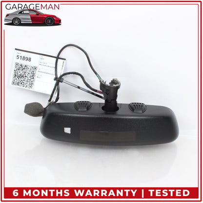 2014-2017 Mercedes W222 S550e Front Upper Windshield Rear View Mirror Black OEM