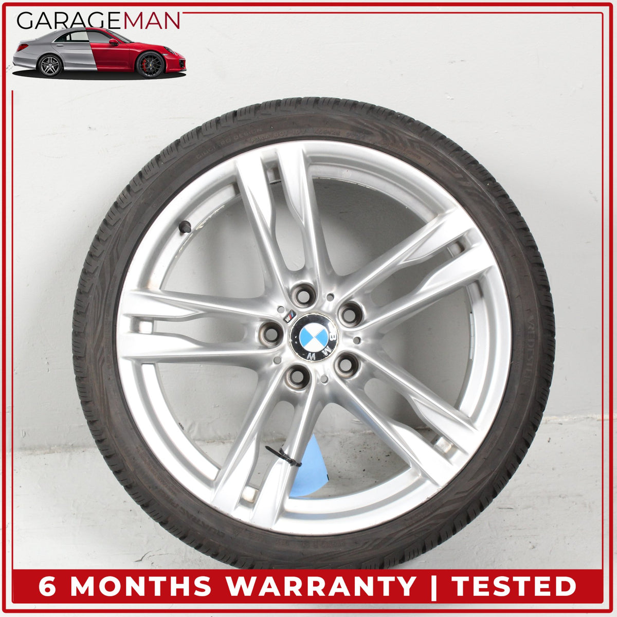 2013-2019 BMW 650i F06 Sedan Wheel Rim w/ Tire 7843716 OEM