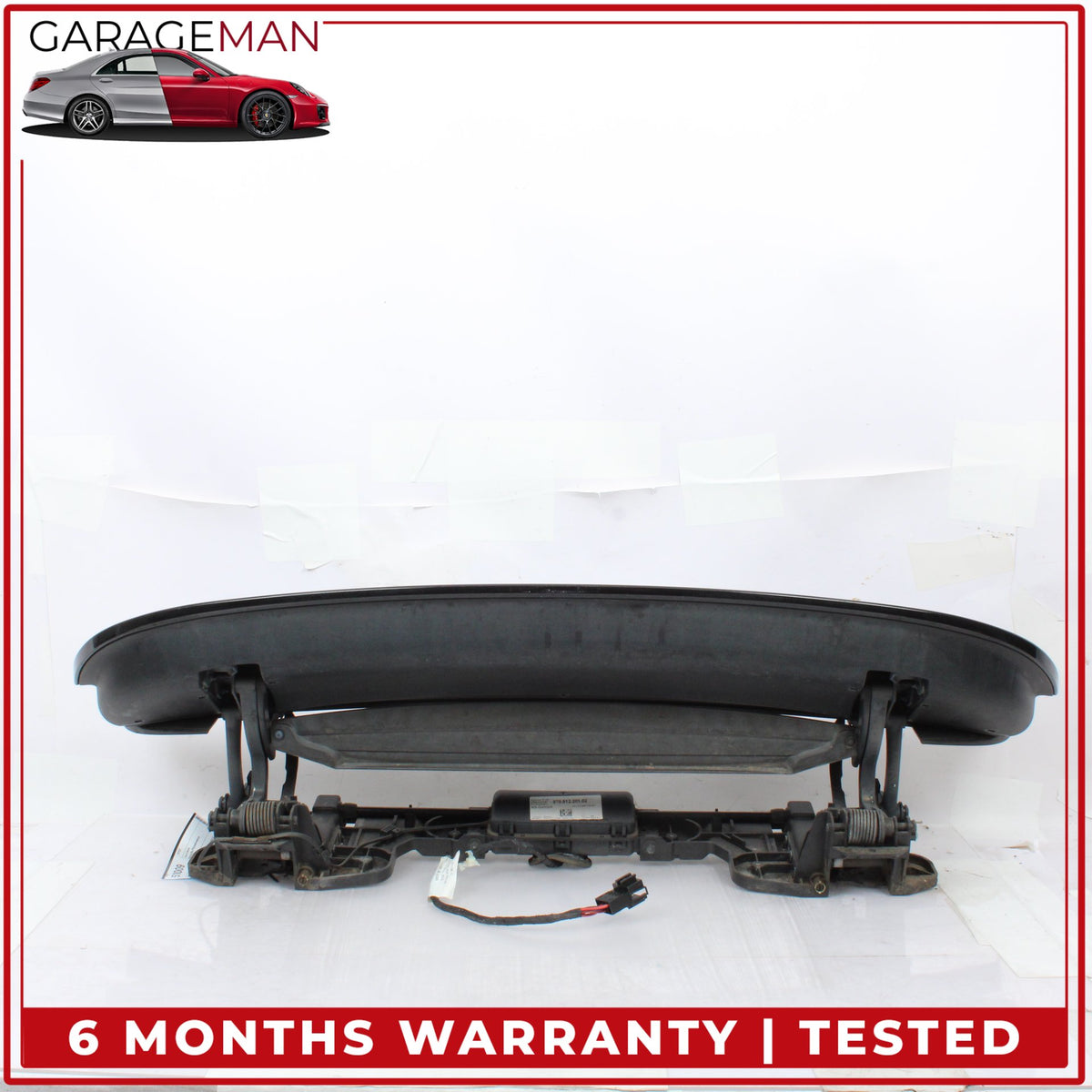 2010-2013 Porsche Panamera 970 Rear Tailgate Trunk Lid Spoiler Wing Black OEM