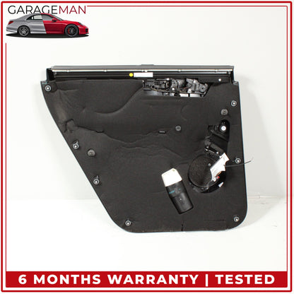 2007-2015 Audi Q7 Rear Right Side Interior Door Trim Panel w/ Sun Shade OEM