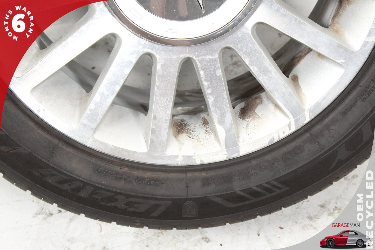 2002-2005 Ford Thunderbird 16 Spoke Wheel Rim w/ Tire 17X7.5JX60 4W631007CC OEM