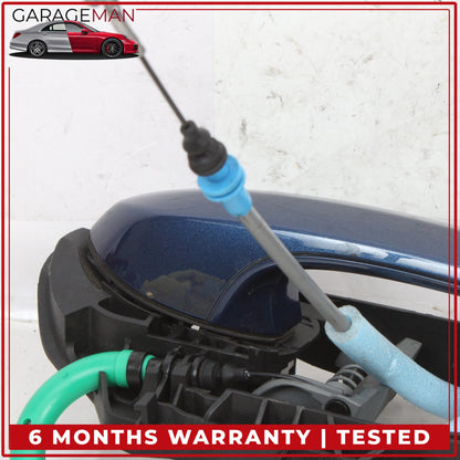 2017-2024 BMW X3 X4 M550i Rear Right Side Exterior Door Handle Blue Metallic OEM