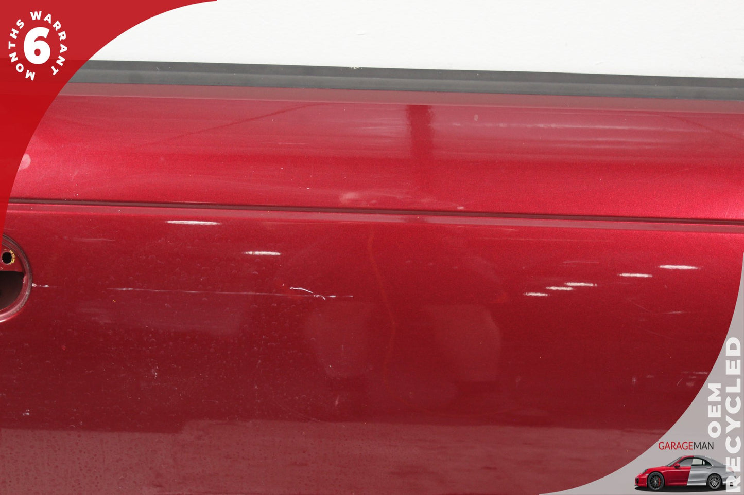 2002-2005 Ford Thunderbird Front Right Side Door Shell Red 1W6Z7620124AA OEM