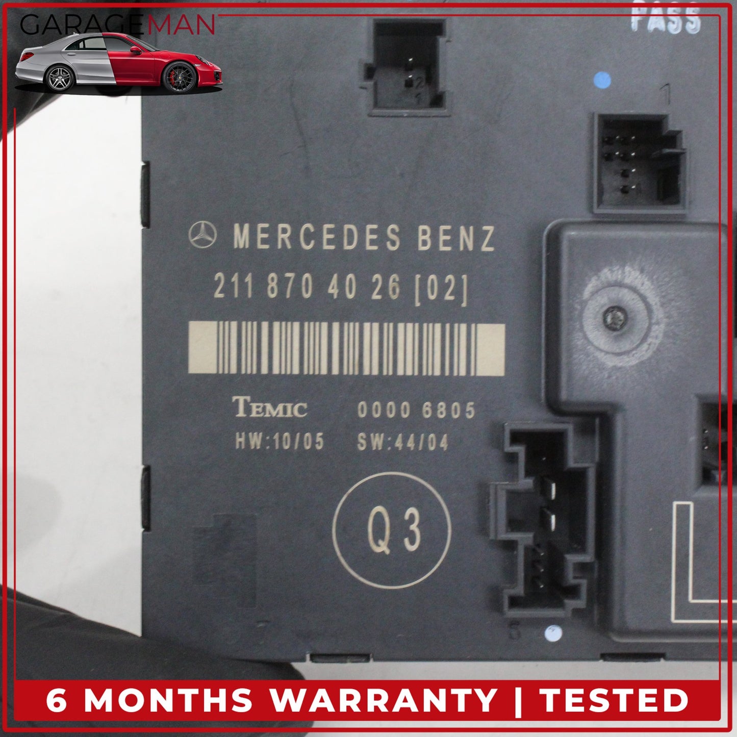 2003-2009 Mercedes W211 E350 E550 Rear Left Door Control Module 2118703185 OEM