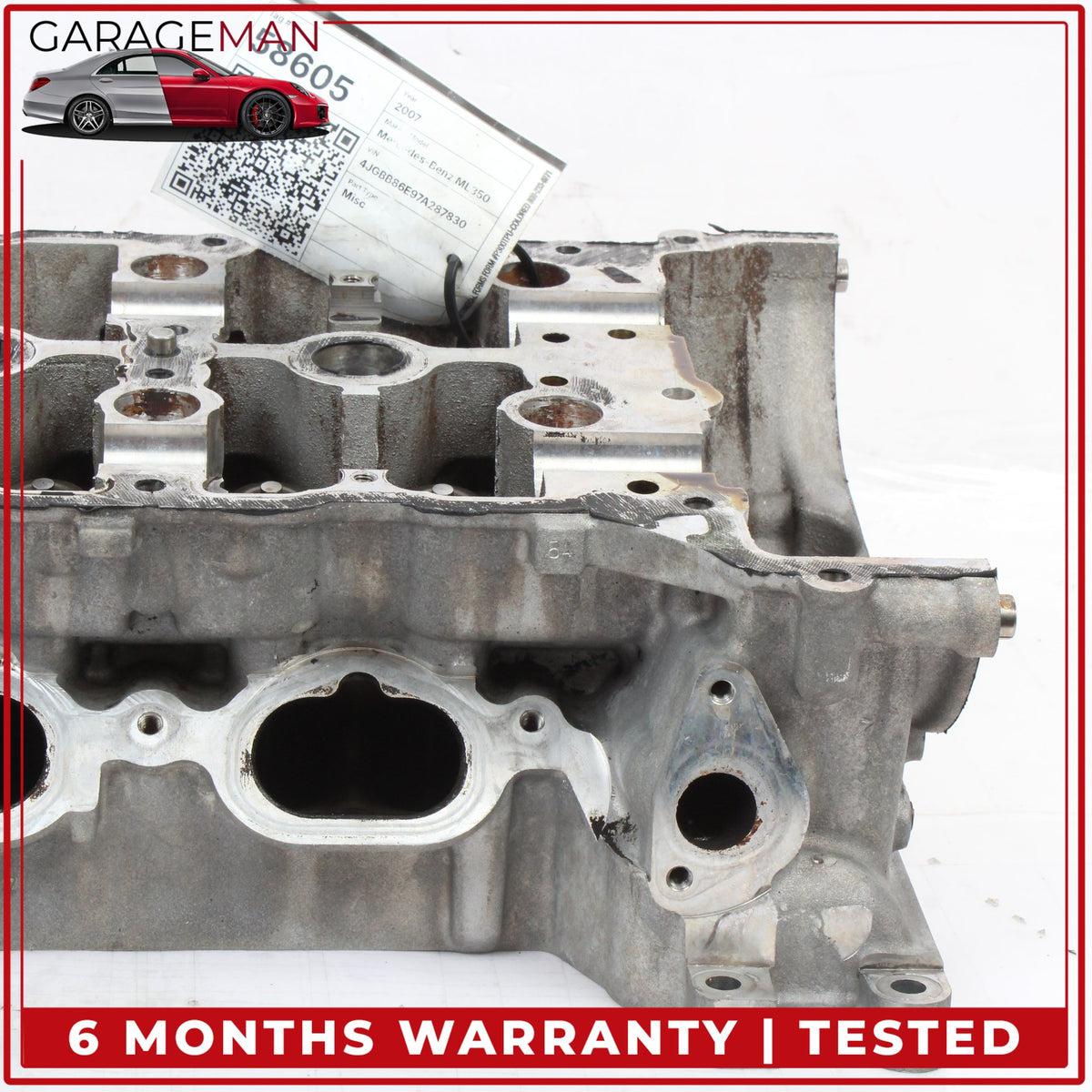 2005-2012 Mercedes W164 ML350 E350 C350 Left Side Cylinder Head 2720162201 OEM