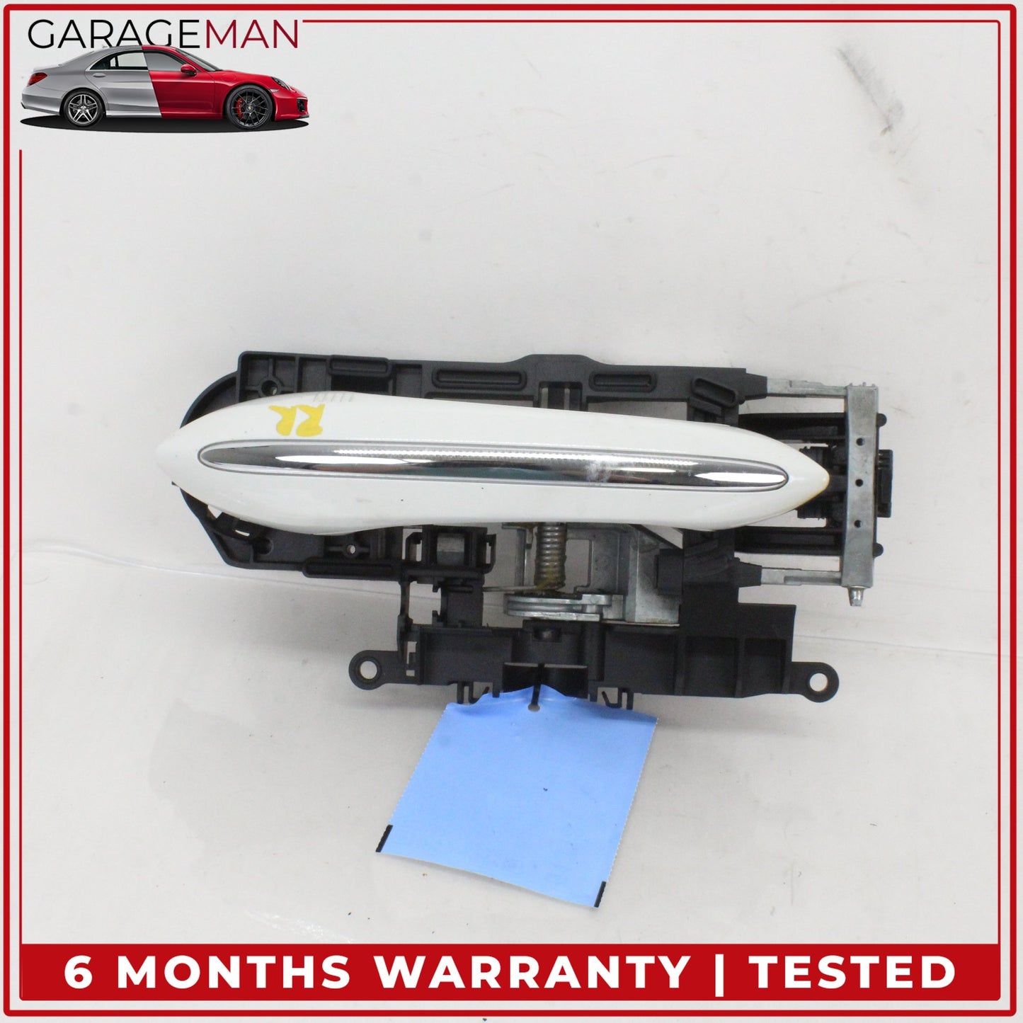 2011-2016 BMW 550i Rear Right Passenger Side Exterior Door Handle White OEM