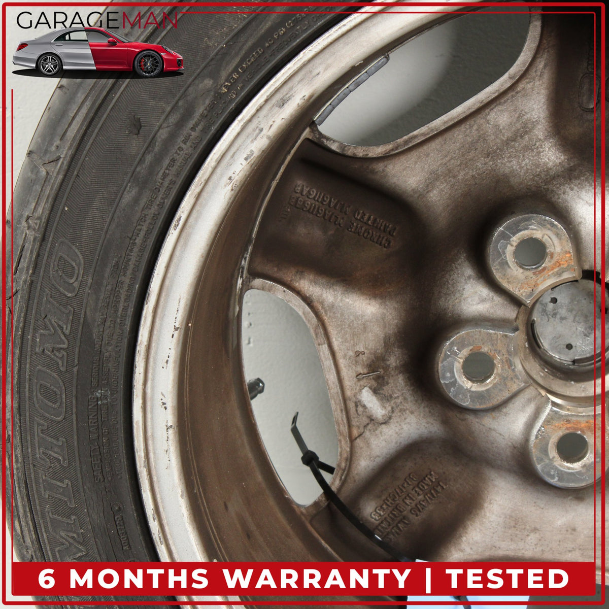 1997-1999 Jaguar XK8 Front or Rear Wheel Rim w/ Tire 8Jx17CHx33 MJA6116AB OEM