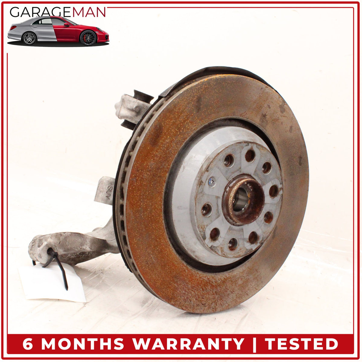 2016-2025 Audi Q3 VW Tiguan Rear Right Spindle Knuckle Wheel Hub Rotor Disc OEM
