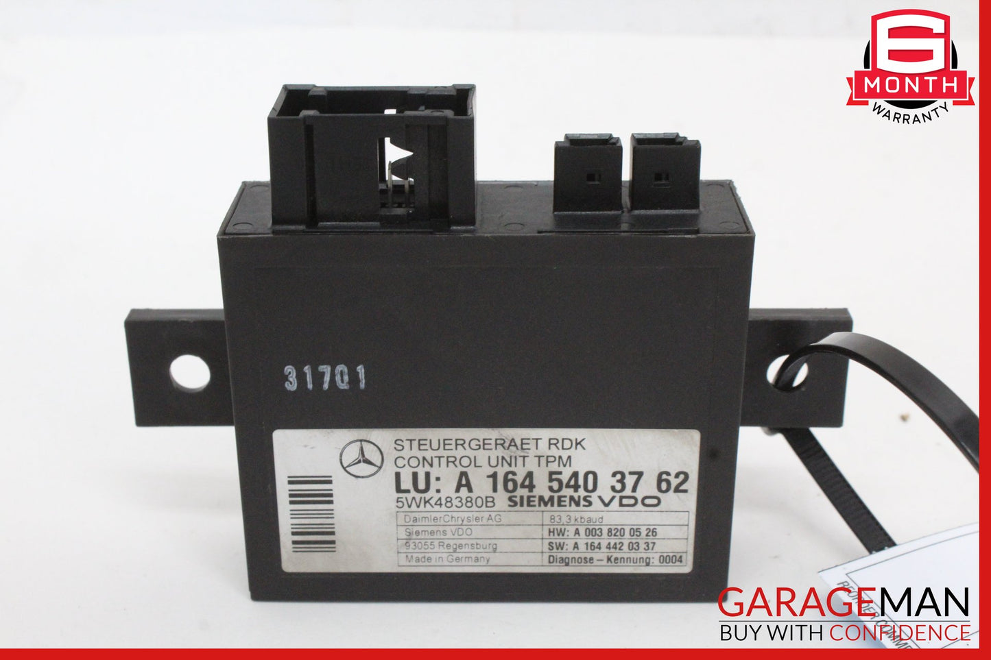 2006-2013 Mercedes W164 ML350 SL550 TPMS Tire Pressure Control 1645403762 OEM
