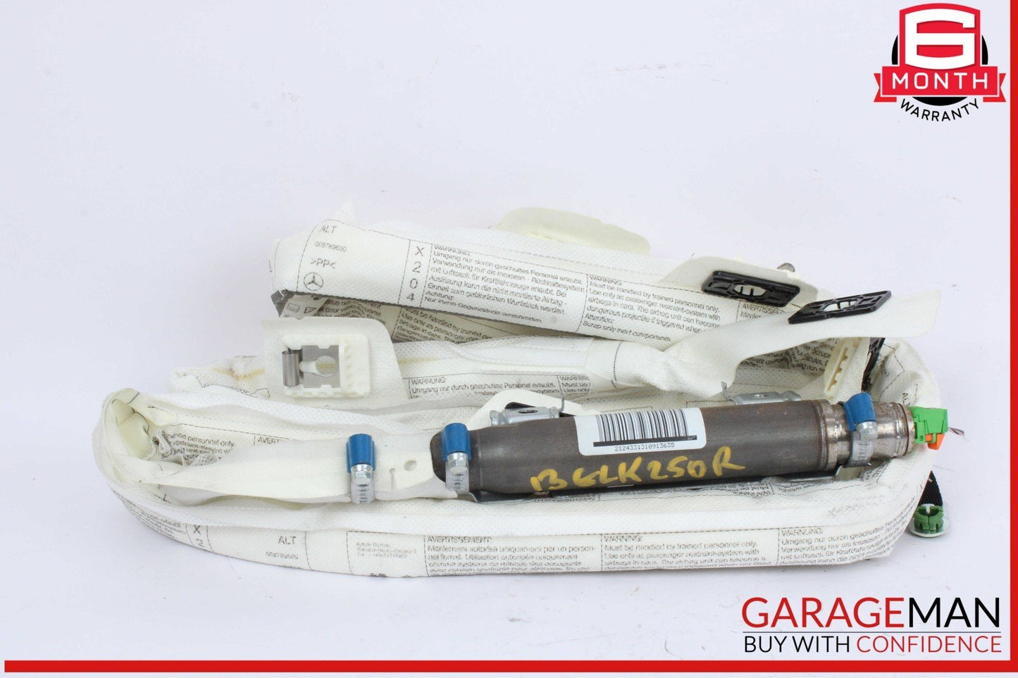 10-15 Mercedes X204 GLK250 Right Passenger Side Roof Curtain Safety Air Bag OEM