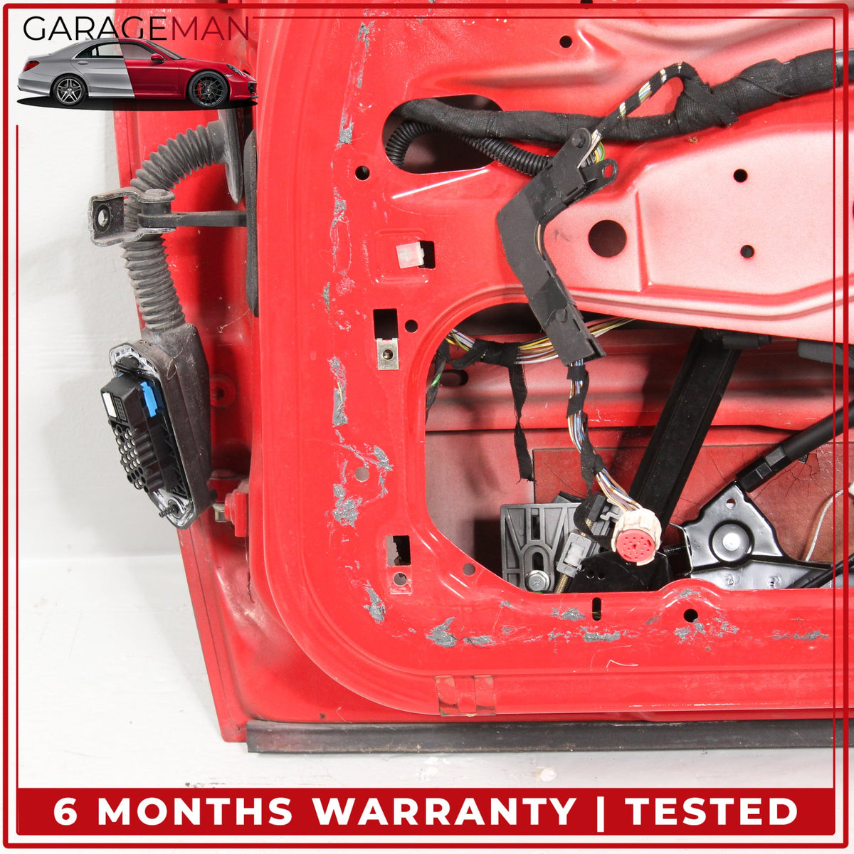 1997-2005 Porsche 911 996 Front Right Side Door Shell Red 99653101204 OEM