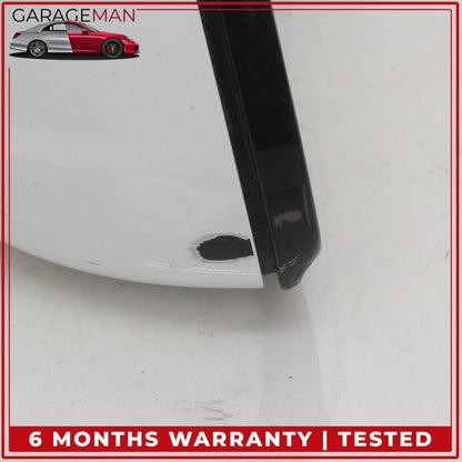 2011-2016 BMW 550i Front Left Driver Side Door Rear View Mirror White OEM