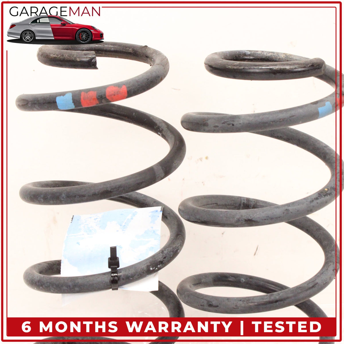 2015-2020 Mercedes X156 GLA250 Rear Left and Right Side Coil Spring Set OEM