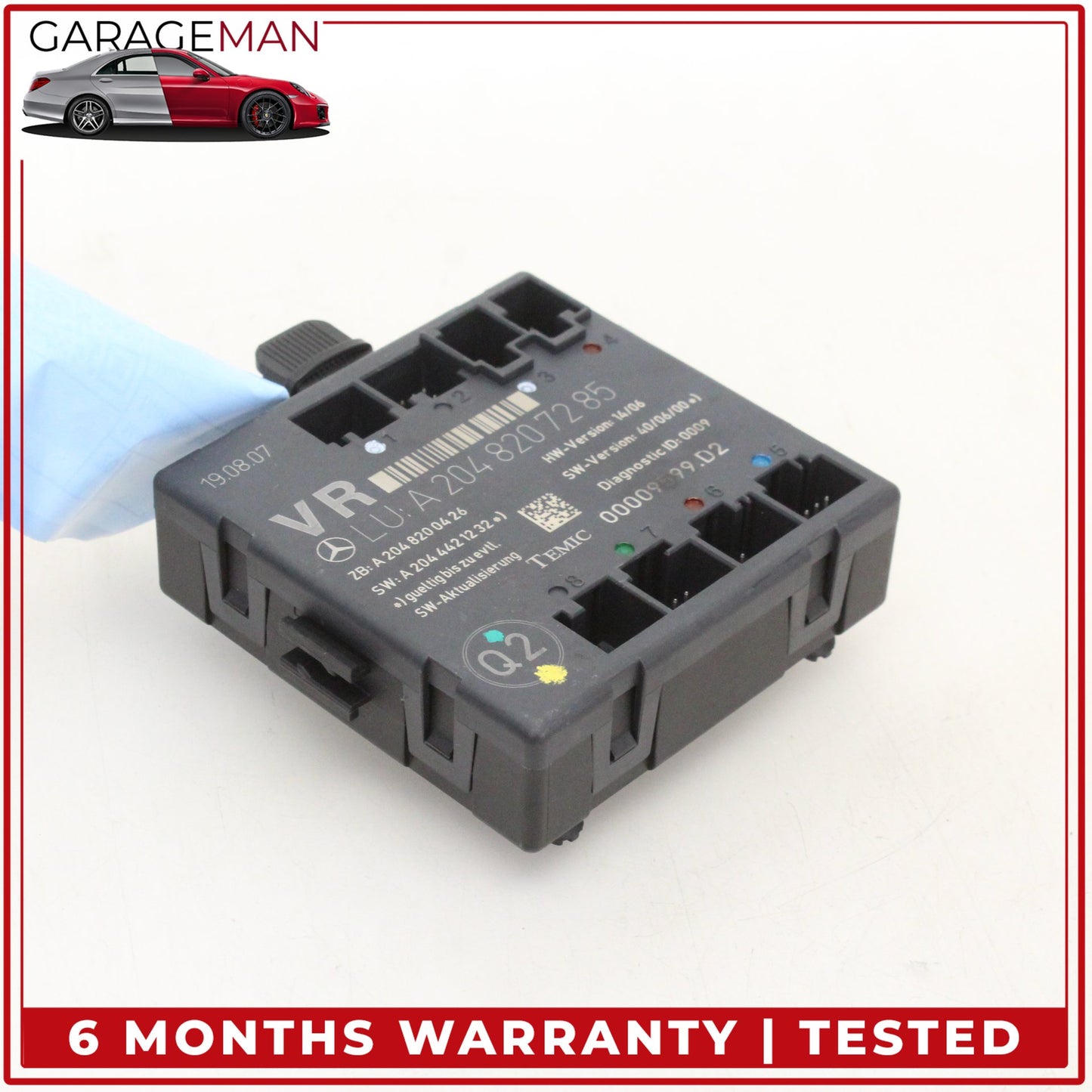 2008-2018 Mercedes-Benz C300 w204 Sedan Right Front Door Control Module 2048207285 OEM