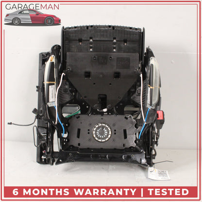 2011-2018 Audi A8 Front Left Side Lower Seat Track Frame Rail w/ Motors OEM