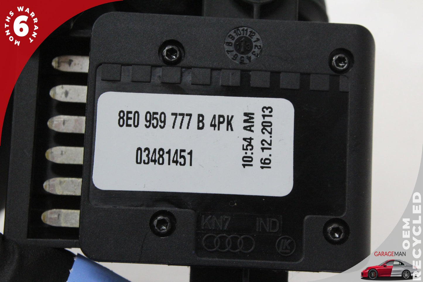 2012-2018 Audi A6 Front Left and Right Lumbar Seat Control Switch 8E0959777B OEM