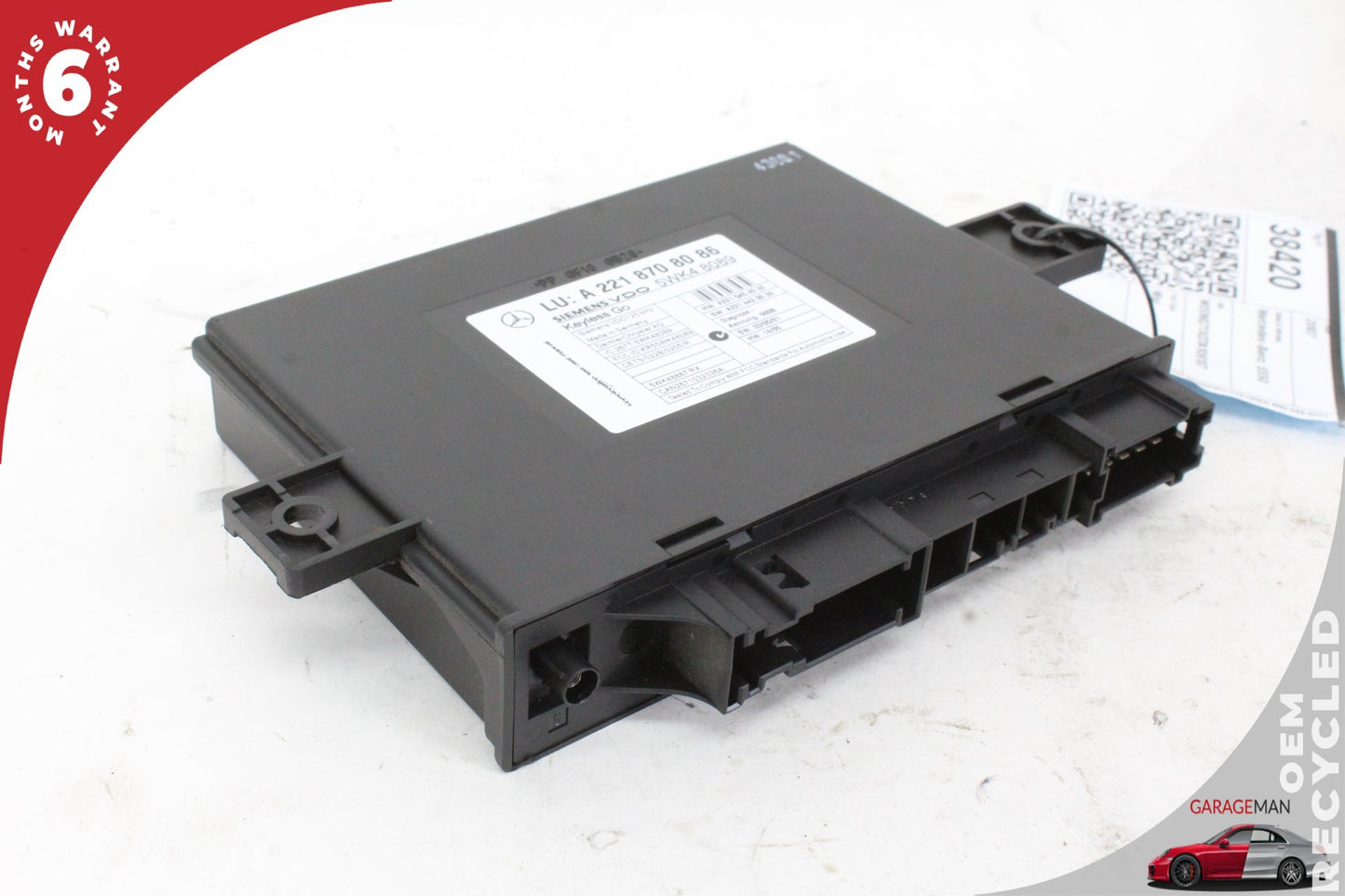 2007-2010 Mercedes W221 S550 CL550 Keyless Go Control Module 2218708086 OEM