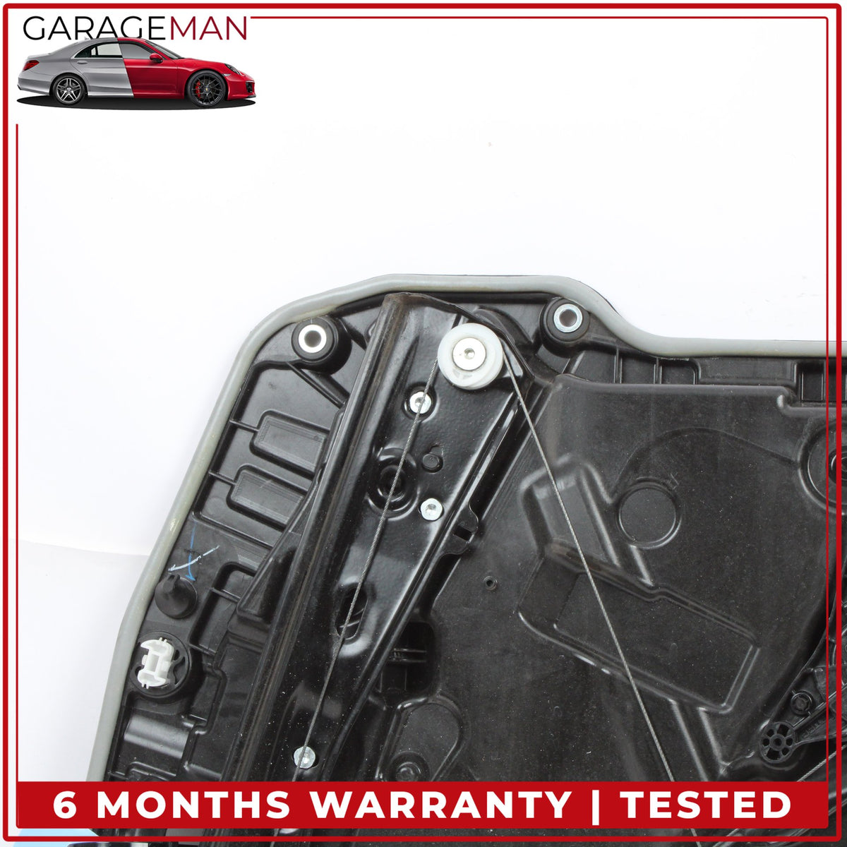 2019-2025 BMW M340i G20 Front Left Window Regulator w/ Carrier and Speaker 7497103 OEM