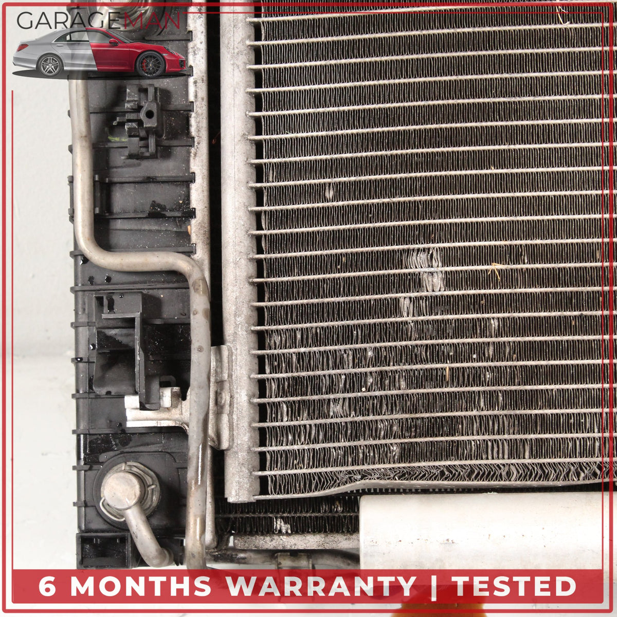 2006-2009 Mercedes W211 E350 Engine Cooling Radiator A/C Condenser Assembly OEM
