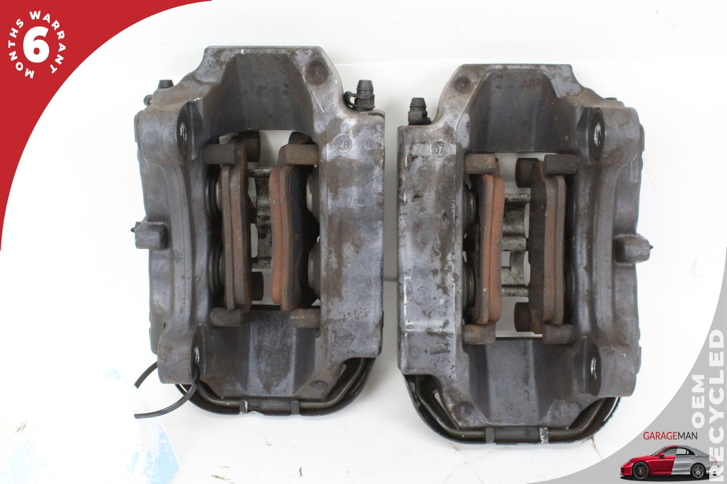 2003-2015 Audi Q7 Rear Left and Right Side Brake Caliper Set 207673043 OEM