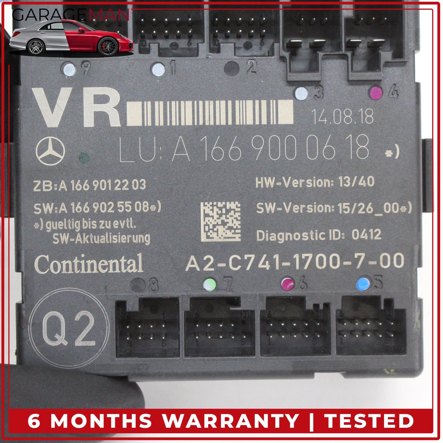 2012-2020 Mercedes-Benz CLA250 W117 Sedan Right Front Door Control Module 1669000618 OEM