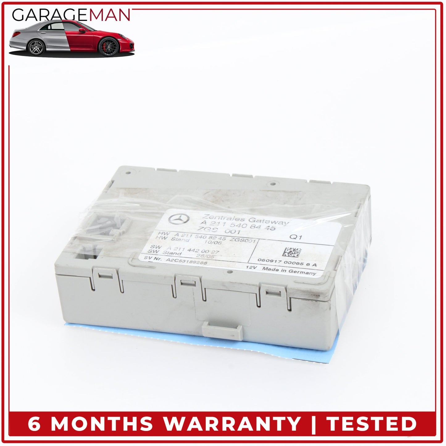 2001-2011 Mercedes W211 E350 Central Gateway Control Module Unit 2115408445 OEM